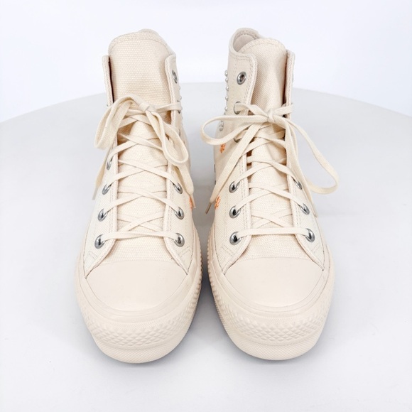 CONVERSE Chuck Taylor All Star Lift Platform Hi Pearls Sneakers 10 - Picture 8 of 16